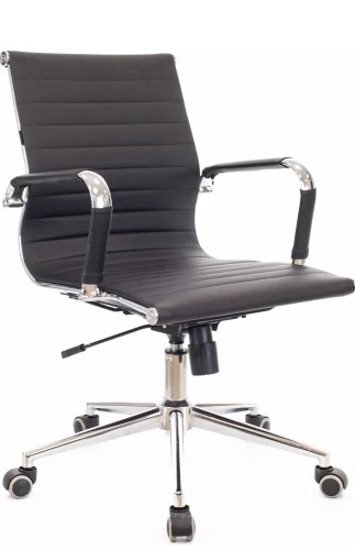 Кресло Leo T (экокожа черная)