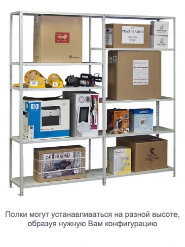 Стеллаж металлический ТС120 (1800х700х600)/3