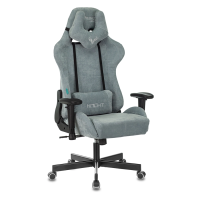 Игровое кресло Бюрократ Zombie VIKING KNIGHT (ткань серо-голубая Light-28) Игровое кресло Бюрократ Zombie VIKING KNIGHT (ткань серо-голубая Light-28)